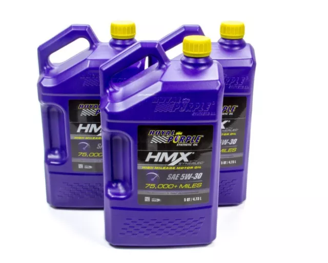 Royal Purple Motor Oil - HMX High Mileage - High Zinc - 5W30 - Synthetic - 5 qt