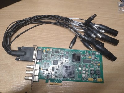 Blackmagic Decklink HD Extreme PCIe HD-SDI XLR Breakout BMDPCB29 BDLKHDEXTR 