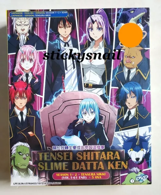 ANIME DVD TENSEI Shitara Slime Datta Ken Season 1+2 *English Ver* Complete  Box $26.90 - PicClick