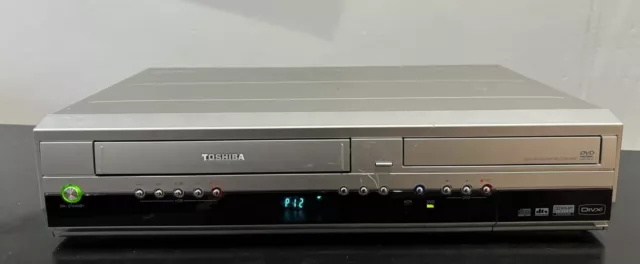 TOSHIBA D-VR16-S-TB VCR VHS DVD PLAYER RECORDER COMBO COMBI Tested & Working