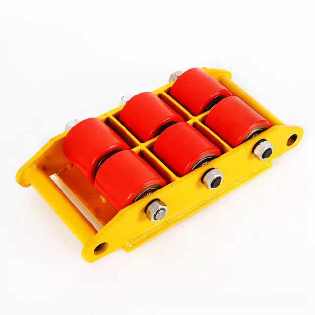 8 Ton Machinery Roller Mover Heavy Duty Machine Dolly Skate Cargo Trolley  HOT