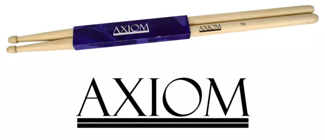 Axiom Drumsticks - 7A Maple Wood Tip Pair