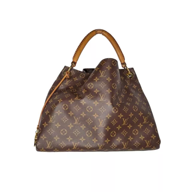 Louis Vuitton Monogram Artsy MM Hobo with Braided Handle 48lz60 