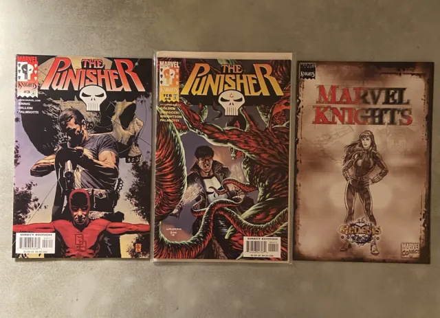The Punisher 3 - 4 Marvel Knights Genesis Polybag Garth Ennis Run Set Comic Lot