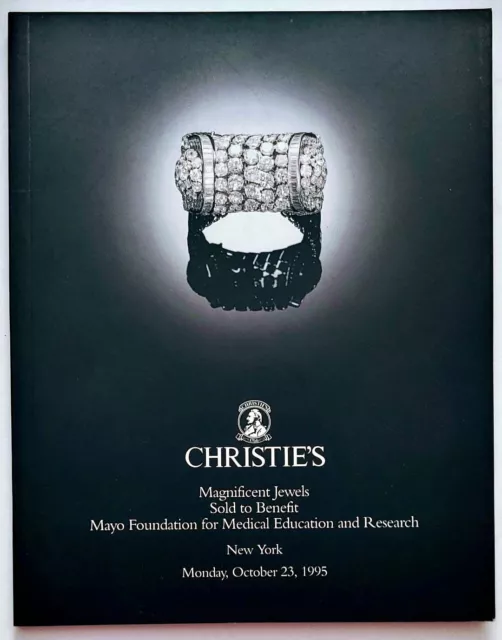 Christie’s MAGNIFICENT JEWELS Jewelry Auction Catalog  10/23/1995