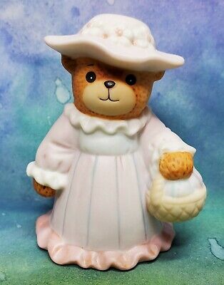 Enesco Lucy and Me Lucy Rigg Easter girl Bear with basket of eggs