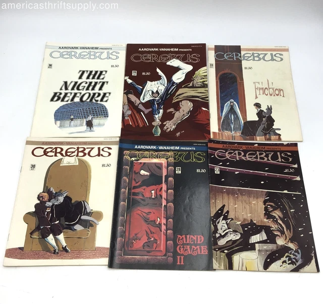 33 Vintage 1980s Aardvark-Vanaheim Comic Book(s) Cerebus Series Collection Lot 2