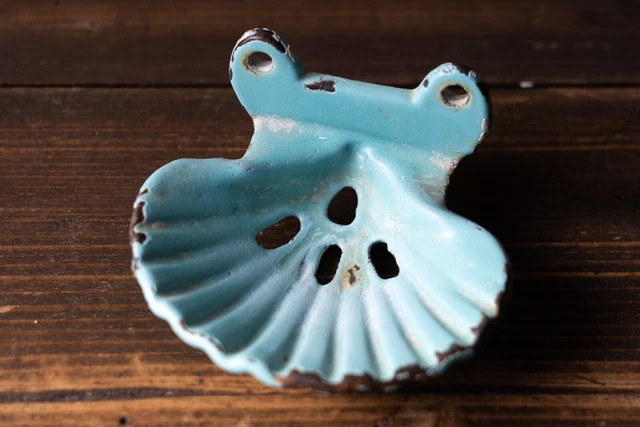 Porte-Savon Fonte Sungmor Forme Tortue - Vert Antique Doré - Décoratif Et Pratique Cuisine Salle De Bain