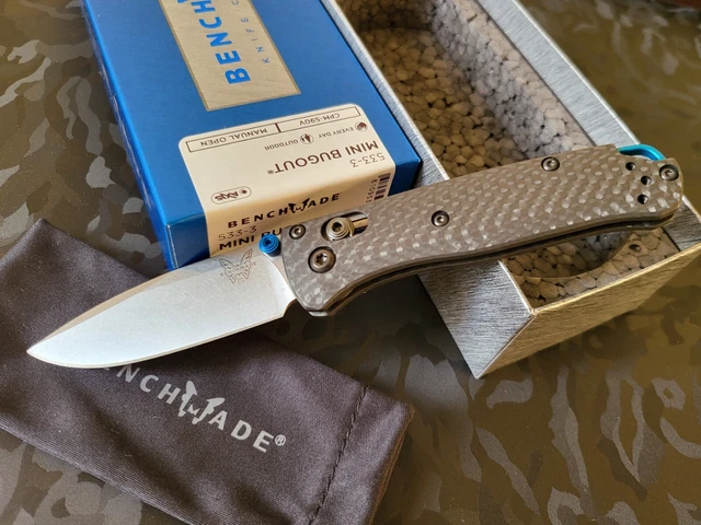 Benchmade 533-3 Mini Bugout® CPM-S90V Carbon Fiber (Factory Sealed New Stock)