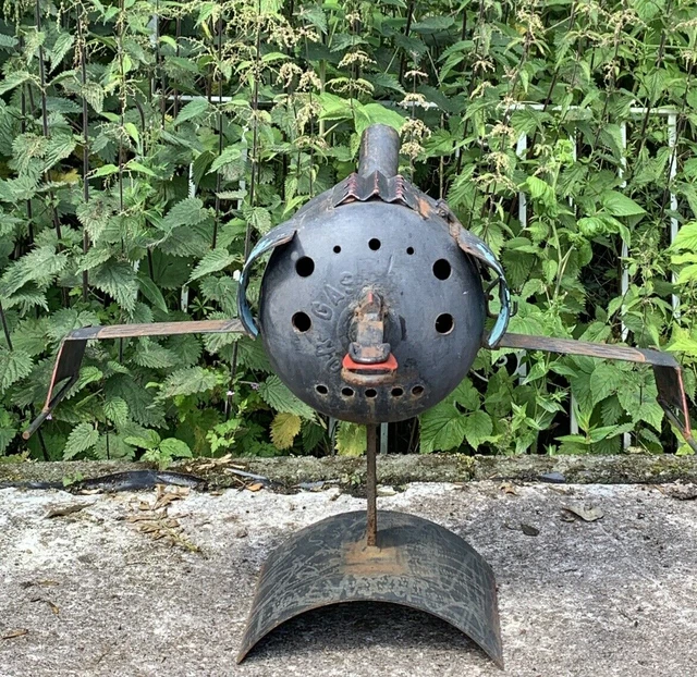 UPCYCLED GAS BOTTLE -Klingon Bird-of-Prey Outdoor Patio Wood