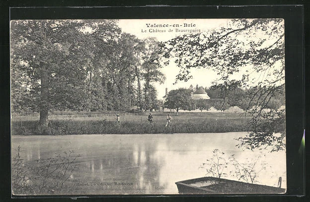 CPA Valencia-en-Brie, Le Chateau de Beaurepaire 1915