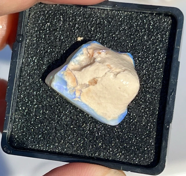 Lightning Ridge Opal Rough 53.35 Tcw - Opale Brute Naturelle Cristal Violet Australie