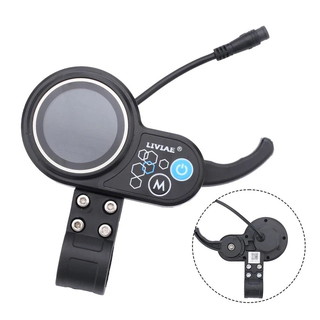Écran Tableau De Bord LCD TF-100 Pour Scooter électrique Kugoo - 5 Broches, 36-48V, 120x110mm