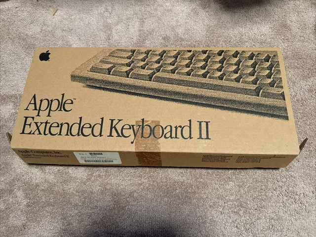 APPLE EXTENDED KEYBOARD II (Box Only) $50.00 - PicClick