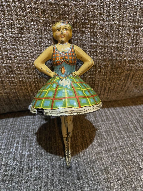 Spinning top ballerina toy