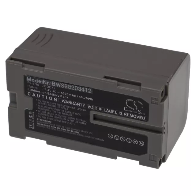 Batterie pour Topcon RC-5 5500mAh