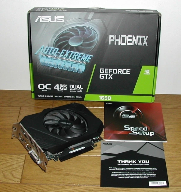 Oc 4gb Gddr6 Asus Gtx 1650 Phoenix Review ASUS GeForce GTX 1650