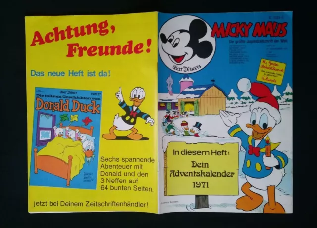 MICKY MAUS (Walt Disneys) 1971 * Heft 48 * Ehapa-Verlag / Zustand 0-1