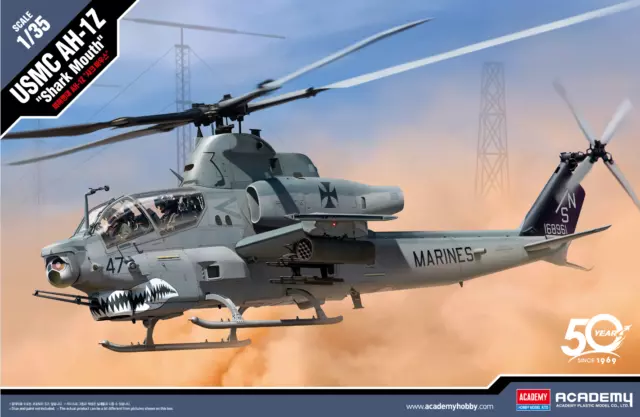 1/35 USMC AH-1Z Shark Mouth #12127 US Marine Corps ACADEMY HOBBY MODEL KITS