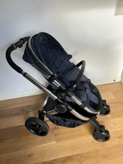 iCandy Peach 6 - 2020 Chrome Pushchair & Carrycot - Navy Check