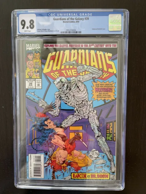 Guardians of the Galaxy #39 CGC 9.8 Embossed Foil Cover Marvel Comics Wolverine
