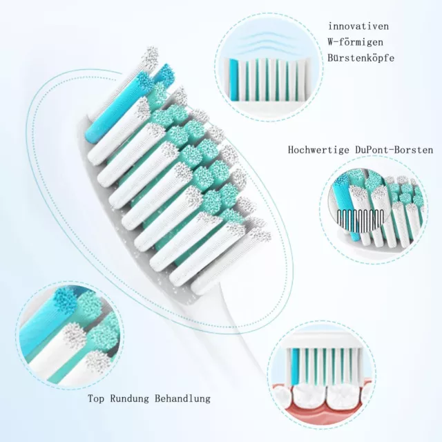 Testine Di Ricambio Philips Sonicare Set Da 12 Per Spazzolino Da Denti Elettrico 2