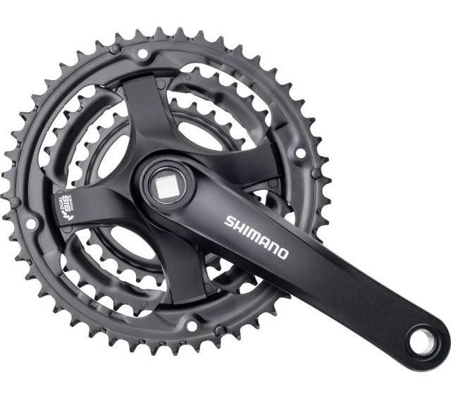 Kliky Shimano FC-M521 48/36/26T, 175 mm, černé