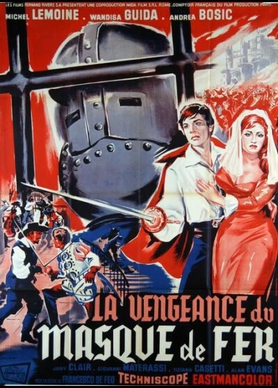Affiche Du Film Vengeance Du Masque De Fer La 120x160 Cm Eur 3500 Picclick Fr