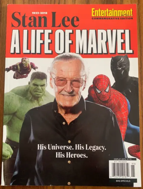 STAN LEE 1922-2018 Entertainment Weekly Commemorative Edition A Life Of Marvel