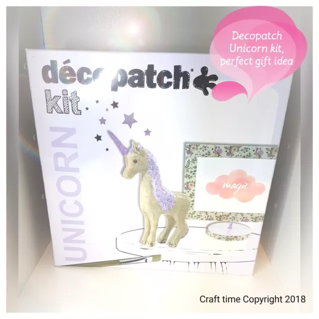 Paper Mache Decoupage Kit, Unicorn Paper Mache Craft Kit
