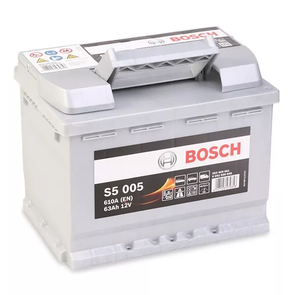 BOSCH 0 092 S50 050 S5 Batterie 12V 63Ah 610A EN pour VW Golf V Schrägheck (1K1) 3