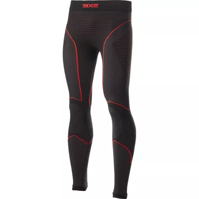 Pantalone Six2 Blazefit Underwear Nera Rosso Taglia 3Xl-4Xl