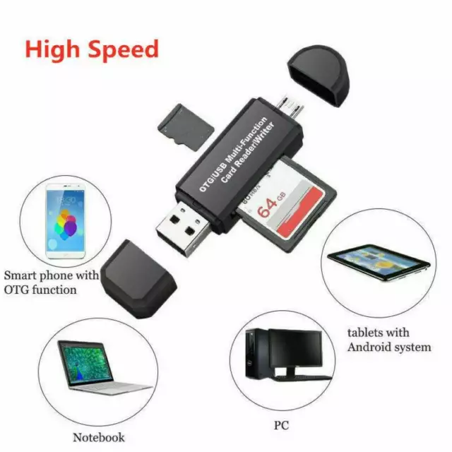 USB 3.0 Speicherkartenleser Kartenleser Micro SD Card Reader Type C OTG Adapter/ 3