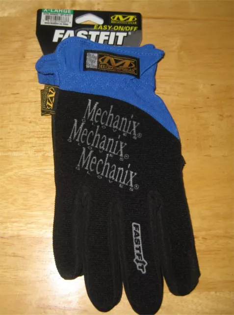 Mechanix Wear Fastfit XL Gloves Black XL XLarge MG-03-011 New