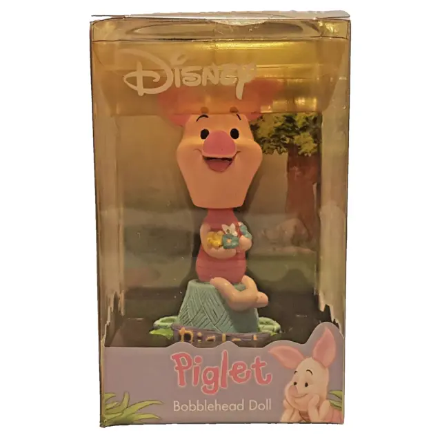 Disney Resine Winnie The Pooh "Piglet Dondolante" Bobblehead Doll