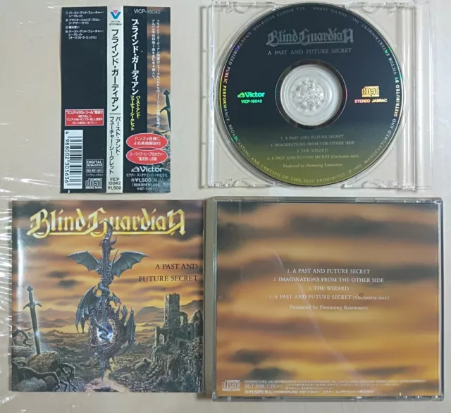 BLIND GUARDIAN - A Past And Future Secret -(Maxi-Single)- 1995 JAPAN CD OBI