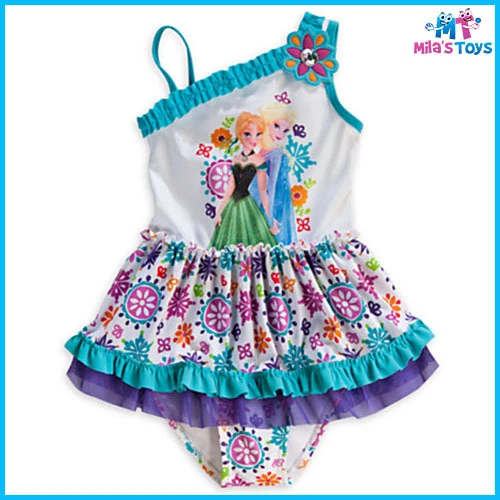 DISNEY FROZEN ANNA & Elsa Swimsuit for Girls brand new with tags 28.39