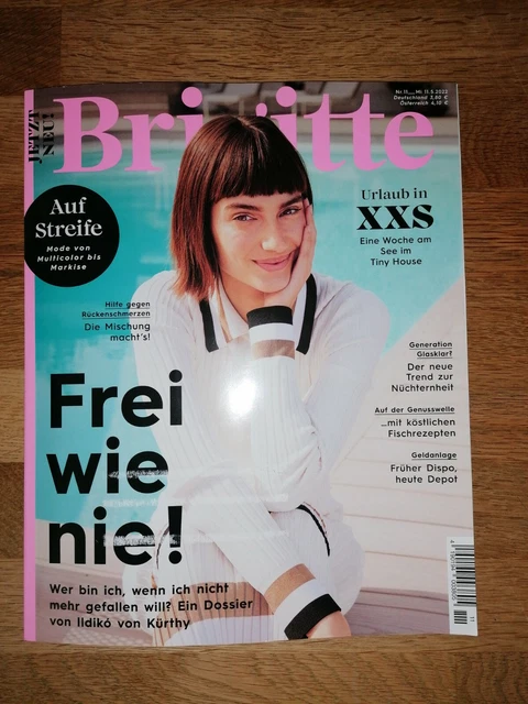 Brigitte Ausgabe Nr. 11 - 11. Mai 2022 Magazin Beauty Fashion Reisen Kochen -ABO
