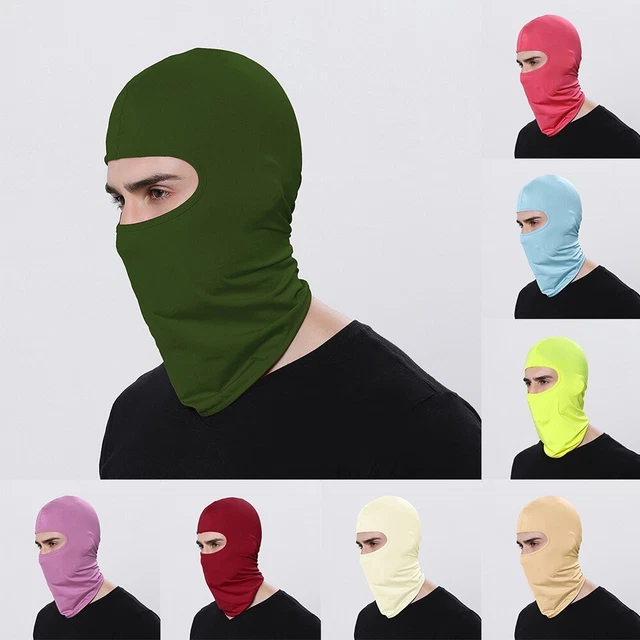 Weich Einheitsgröße Radfahren Hut Reitmaske Sturmhaube UV-Schutz Liner Bandana
