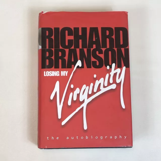 Richard Branson SIGNED Autographed Virgin Atlantic Losing My Virginity Book 1998