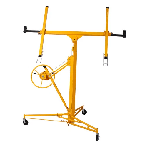 Drywall Lift Rolling Panel Hoist Jack Lifter 16ft yellow