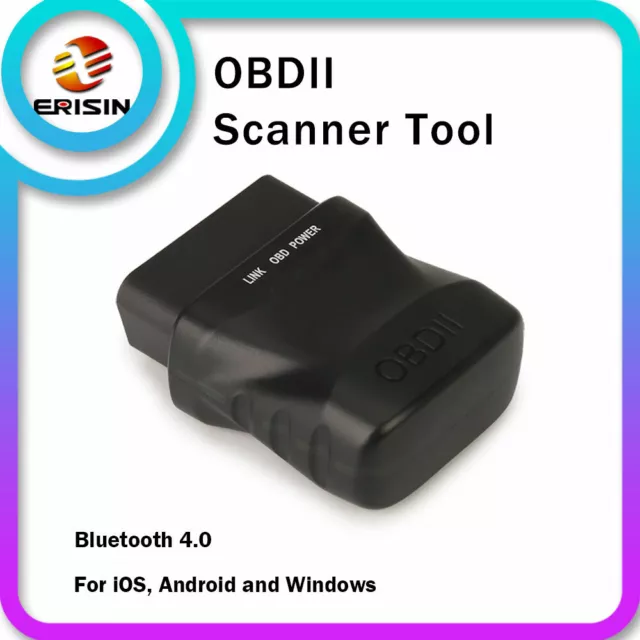 Herramienta lector de escáner de diagnóstico de automóvil OBD2 V1.5 Bluetooth 4.0 para iOS Android Torque