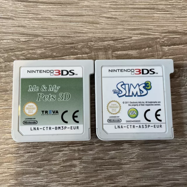 2 Spiele: The Sims 3 & Me & My Pets 3d für Nintendo 3DS, nur Spielemodul