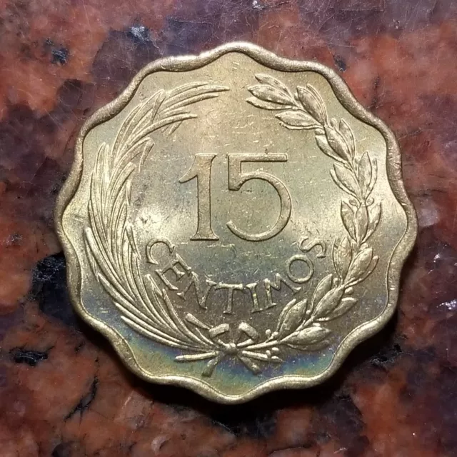 1953 Paraguay 15 Centimos Coin - #B1600