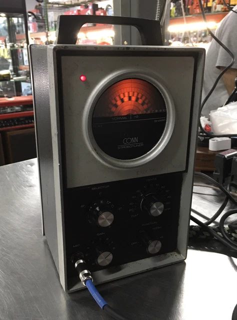 CONN StroboTuner ST-11 Working W/ Cord - Missing Mic!