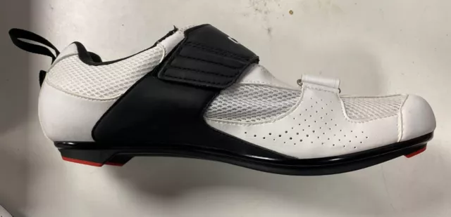 Giro Inciter Tri Road/ Triathlon UK 11 Cycling Shoes, White and Black, RRP £110