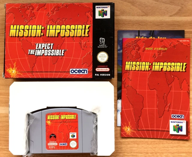 Jeu Mission: Impossible - Version PAL FR Pour Nintendo 64 - Cartouche Seule En Très Bon état