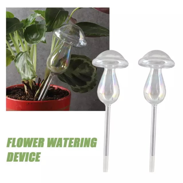 2xSelf Watering Device Waterer Houseplant Plant Mushrooms Garden DE O3B0