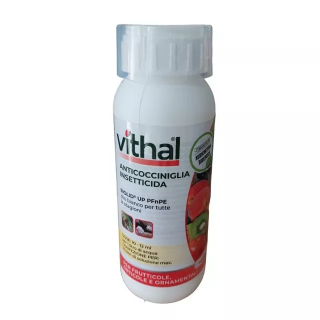 Vithal Biolid Up Olio Bianco Insetticida Cocciniglia Afidi Acari Uova Biologico