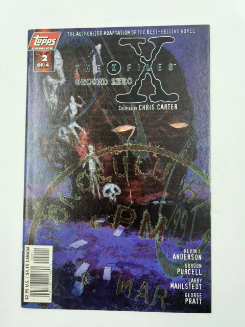 Topps The X-Files Comic Vol. 1 #2 “Ground Zero 2 Of 4” (1998)  Bagged & Boarded